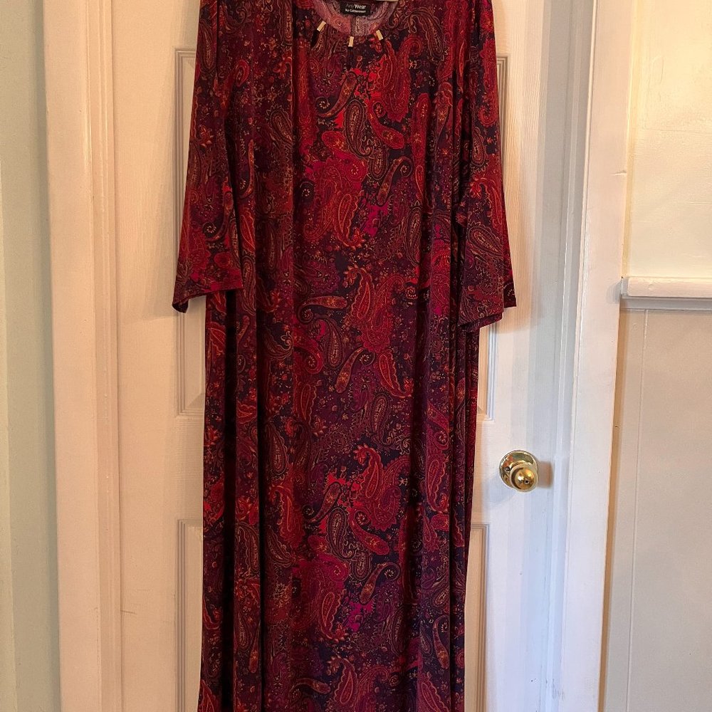 Any Wear by Catherines Paisley Maxi Dress